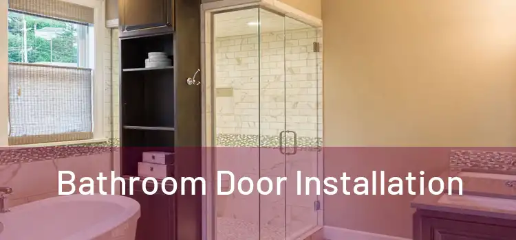  Bathroom Door Installation 
